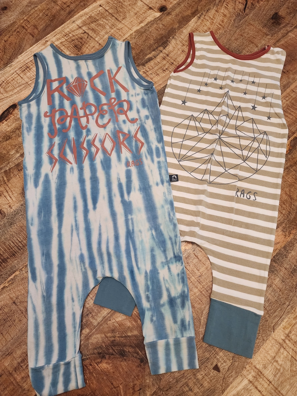 Rags To Raches 3/4 Tank Rompers